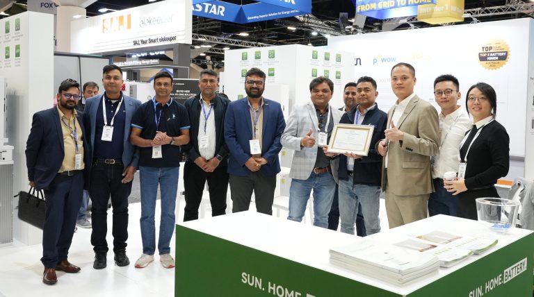 Luxco Energy recognizes ESYsunhome at an exhibition booth
