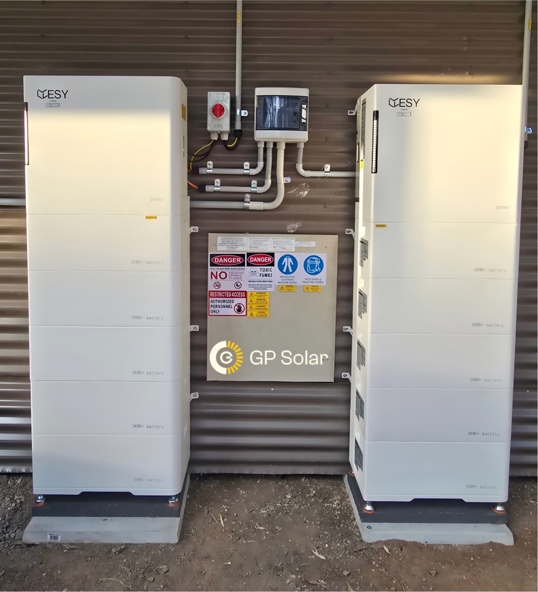 Victoria Australia two ESY HM6-25 systems connected in parallel